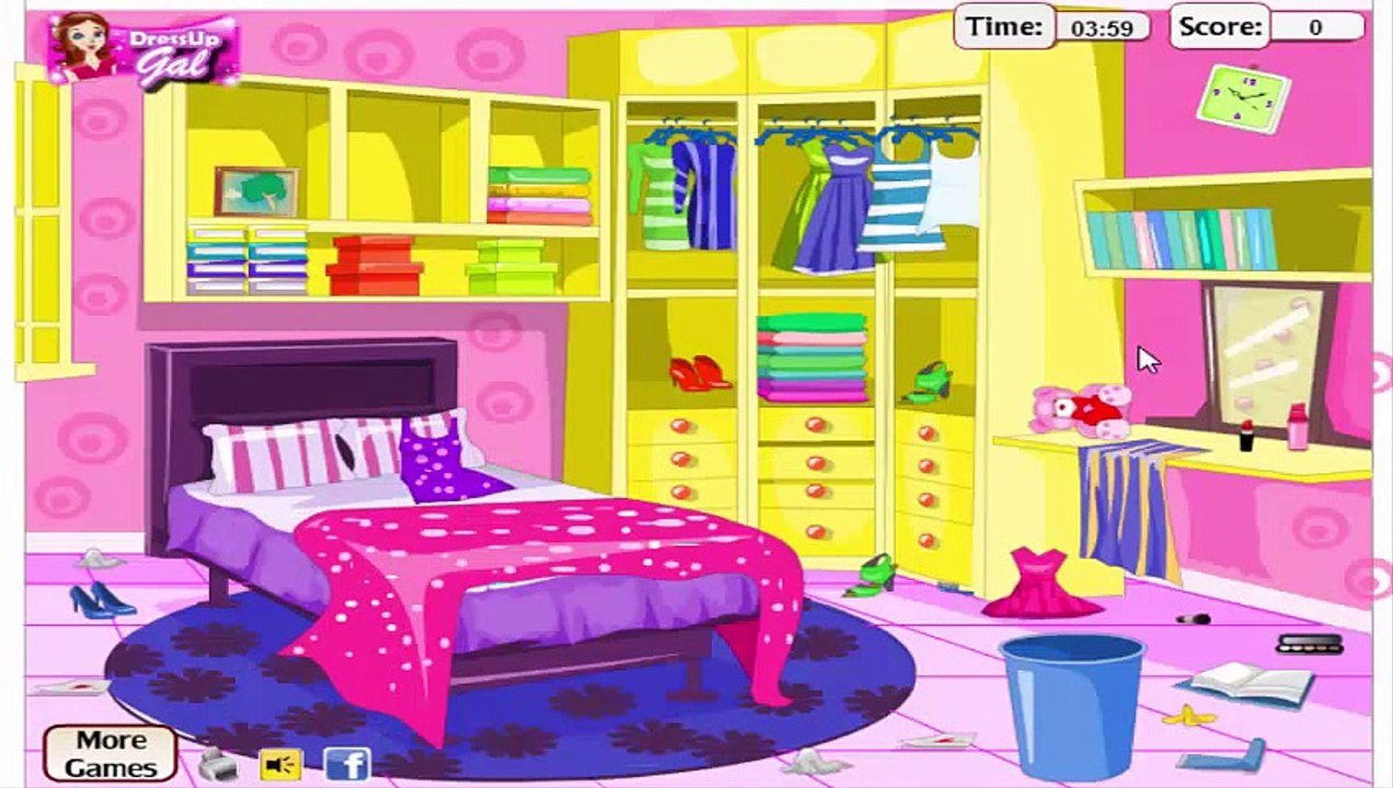 バービーワードローブ、ドレッシングルームのクリーニング -  Barbie Wardrobe and Dressing Room Cleaning