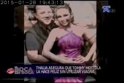 Cantante Thalía asegura que su esposo Tommy Motola la hace feliz en la cama