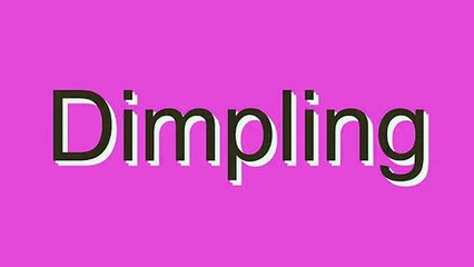 Learn the Correct Pronunciation of 'Dimpling' 😊