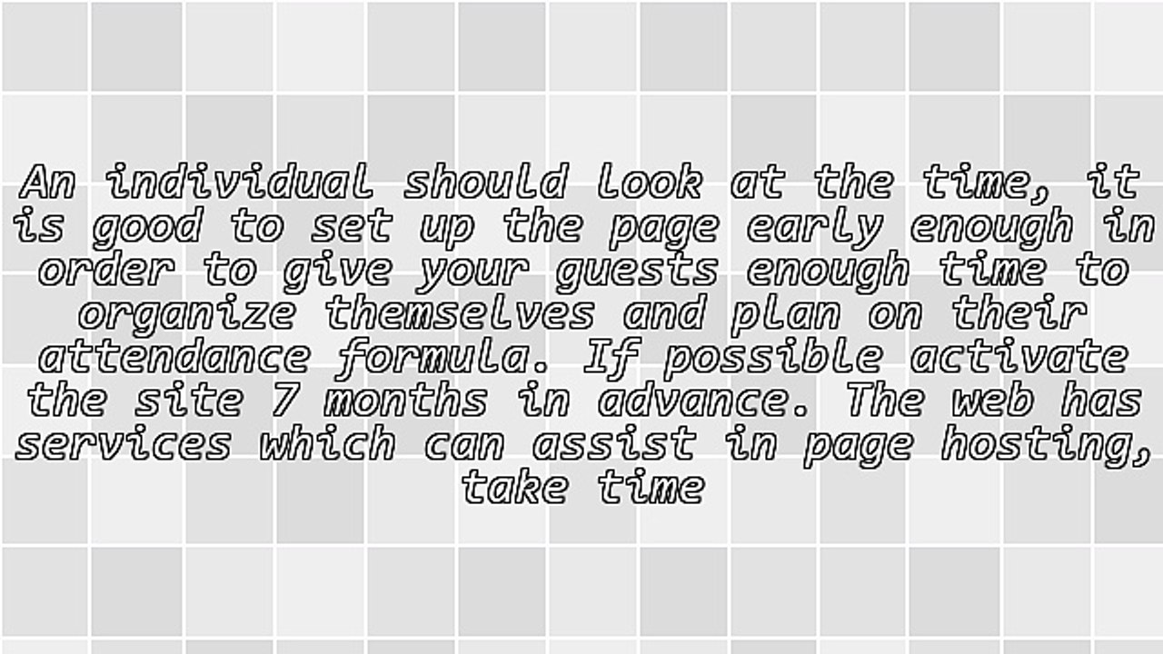 How To Create A Wedding Website