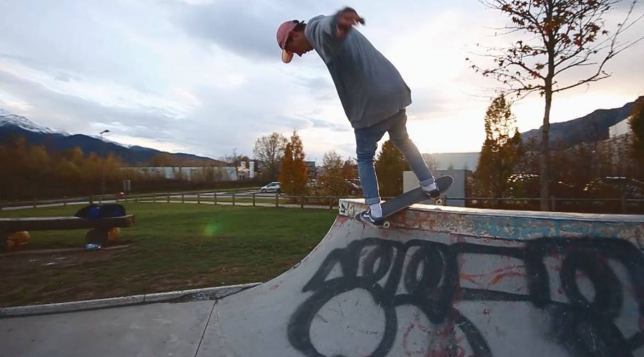 Du skateboard à Crolles.
