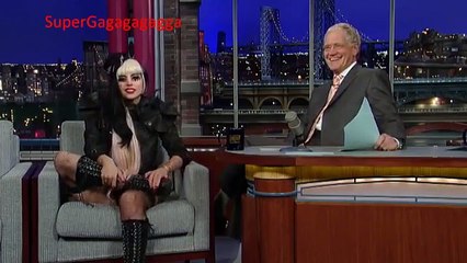 Lady Gaga David Letterman Funny Interview
