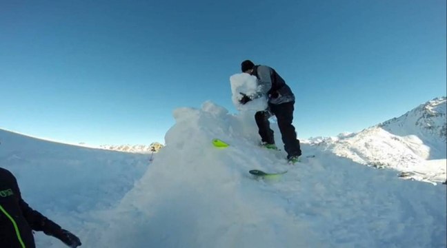 La préparation du Red Bull Linecatcher avance