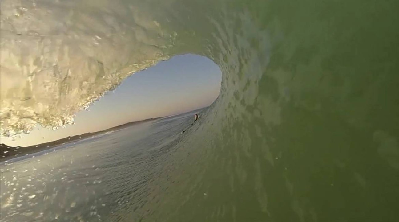 Arnaud Darrigade dans les barrels landais