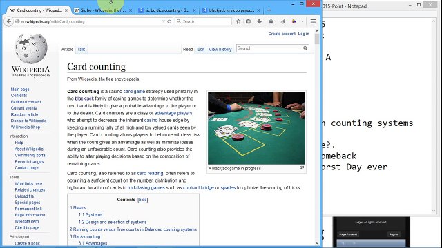 Blackjack Card Counting VS Edged App Dice Counting