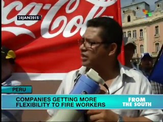 New labor protests held in Peru