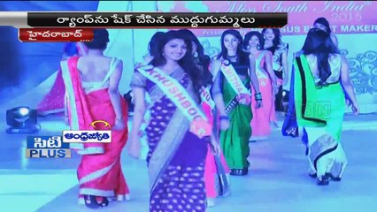 Participants rocked the shows with their beauty in Manappuram miss south india 2015 finale