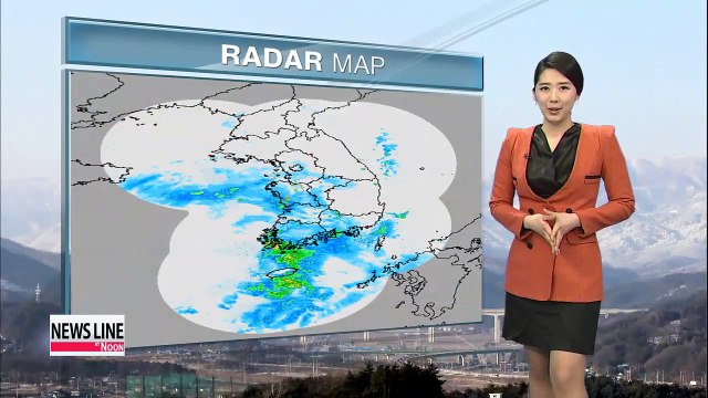 Rain and snow down south, cloudy in Seoul