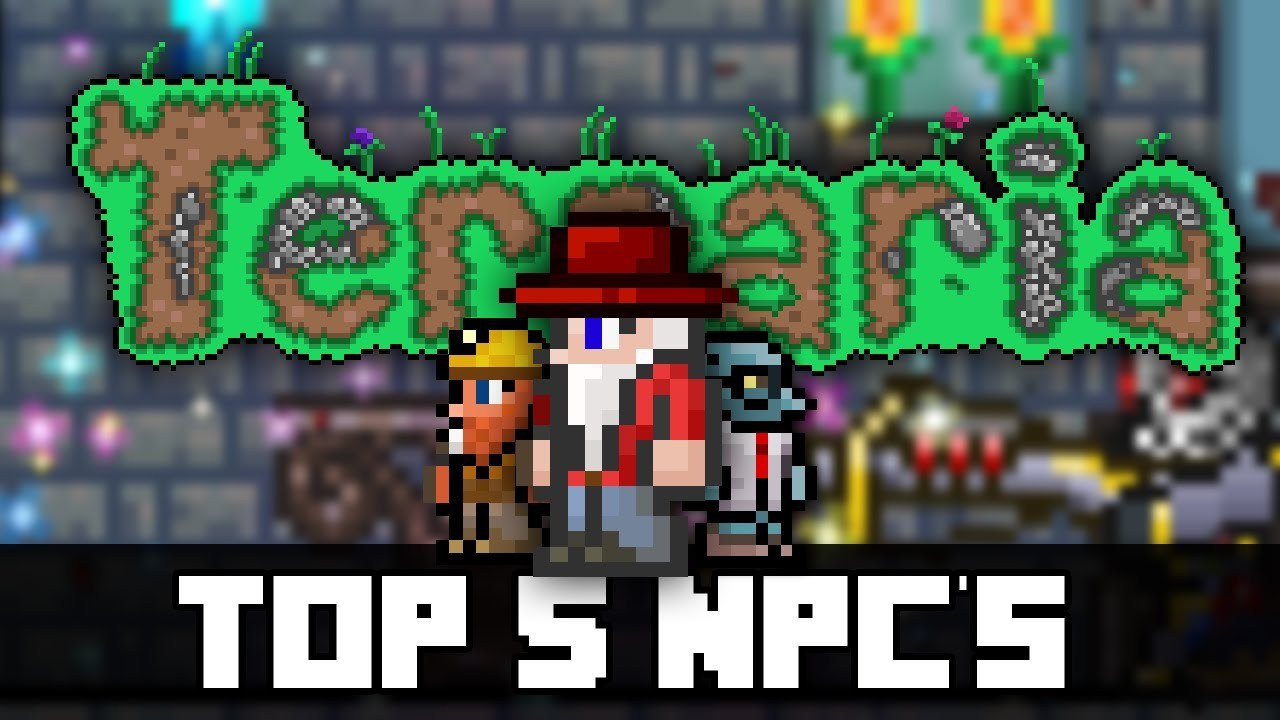 Top  5 NPCS in Terraria! (PC, CONSOLE, MOBILE) Pre-Hardmode!