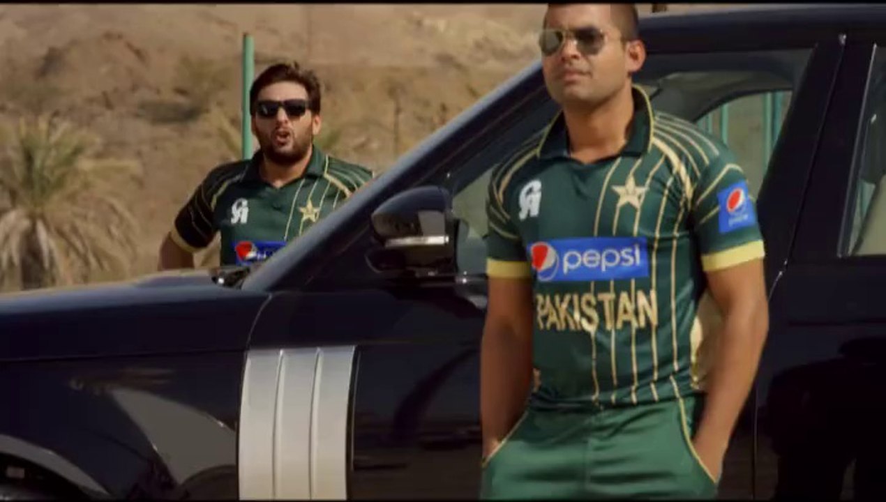 Pepsi's latest ad for the Cricket World Cup 2015 featuring Shahid Afridi and Umar Akmal