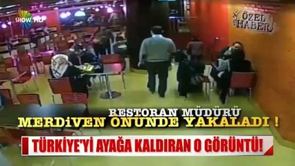 Burger King'de dayak yiyen Suriyeli çocuğun görüntüleri