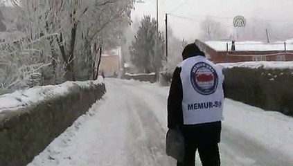 Ardahan'da Tek Kişilik "Soğuk Hava" Eylemi