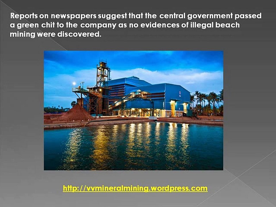 Illegal Sand Mining Over The Years Does Not Take A Toll On Tuticorin Coast: VV Mineral