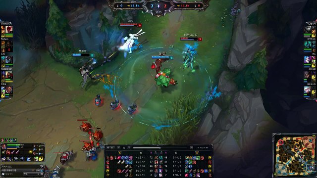 The shy - Nidalee vs Hecarim - KR LOL Diamond 2 22LP