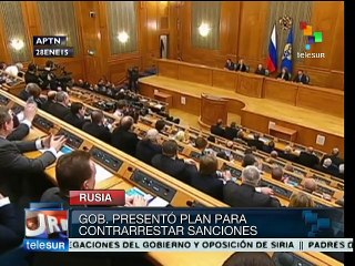 Rusia presenta plan anticrisis de más de 30 mil millones de euros