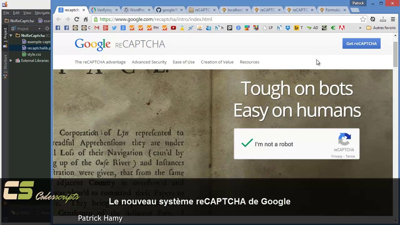 Tutoriel : Le nouveau système reCAPTCHA de Google