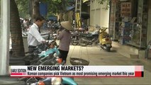 Korean firms pick Vietnam as most promising emerging market this year