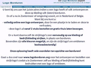 Logo op kleding borduren in Zoetermeer