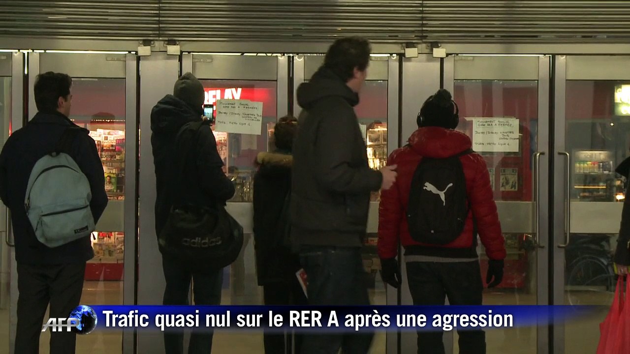 Trafic quasiment nul sur la ligne A du RER après une agression