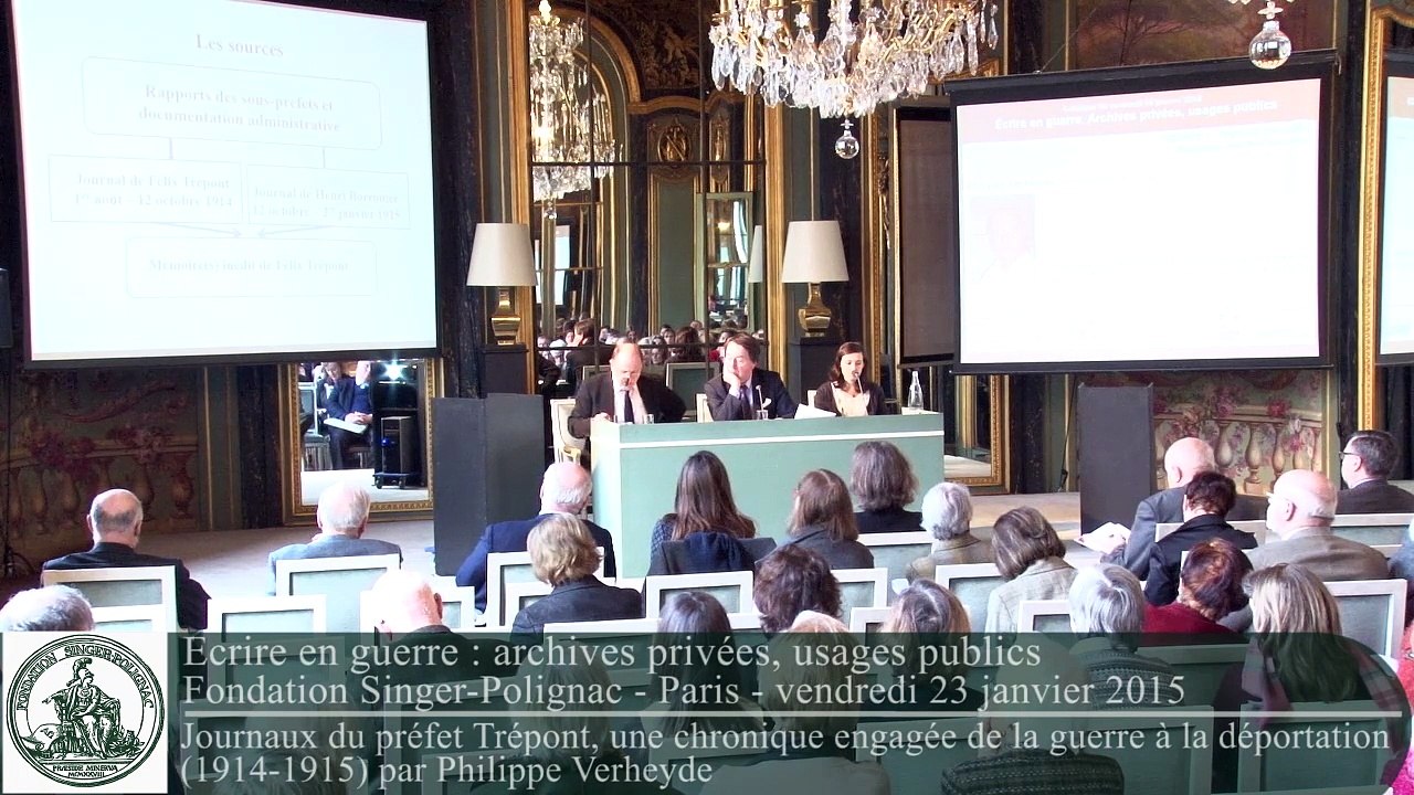 Journaux du préfet Trépont, une chronique engagée de la guerre à la déportation (1914-1915) par Philippe Verheyde