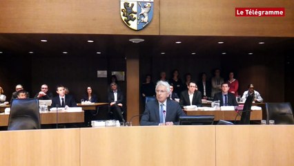 Quimper. Dernière session au conseil général  pour Pierre Maille