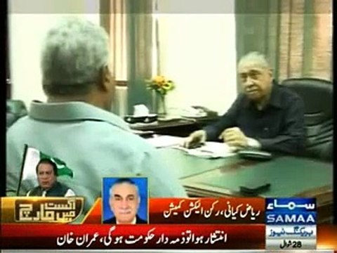 ECP MEMEBER RIAZ KIYANI ADMITS THAT IFTIKHAR CHAUDHRY CONTROLLED ROs DURING ELECTIONS