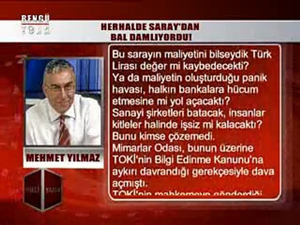 KÖŞELİ YAZILAR - MEHMET YILMAZ 29.01.2015