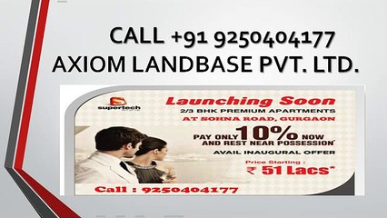 Supertech Hill Town Sohna Sector 2 Sohna Call 9250404177