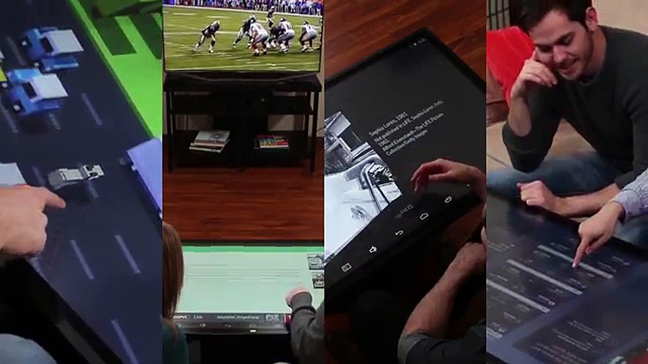 Android ve Windows 8’i Bir Araya Getiren Akıllı Masa