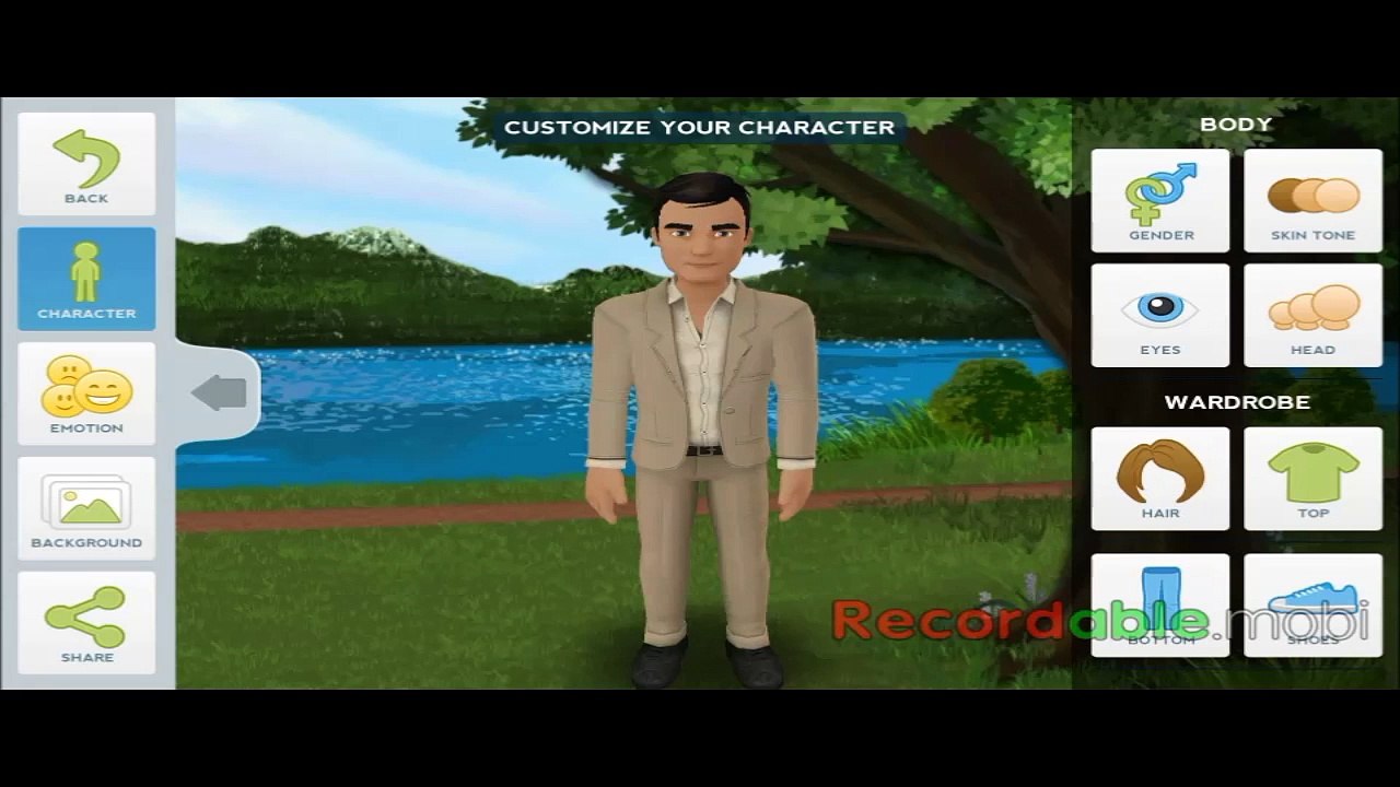 Tellagami suite prise en main