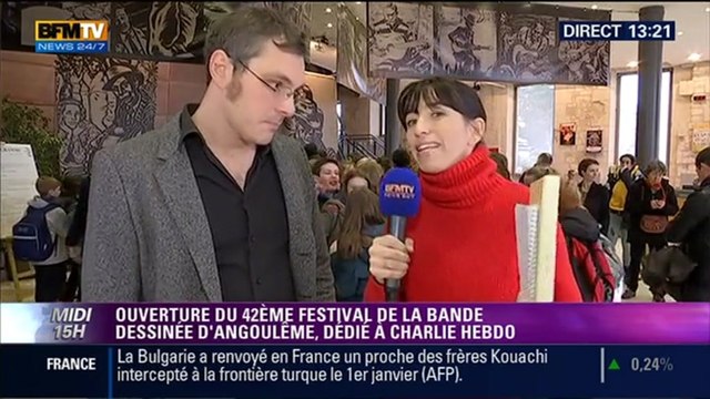 Culture et vous: Coup d’envoi du 42ème Festival International de la Bande Dessinée, dédié à Charlie Hebdo - 29/01