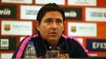 Rueda de prensa de Xavi Pascual y Bostjan Nachbar previa al FC Barcelona-Zalgiris