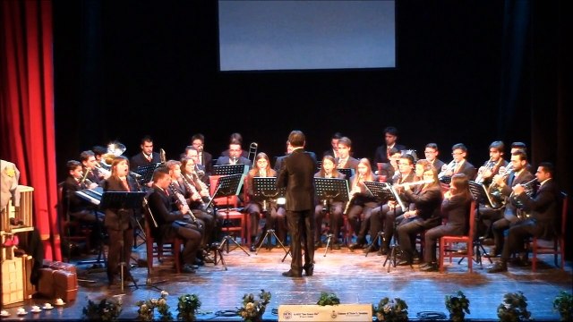 Sera della Memoria 2015-Ave Maria di Giulio Caccini cantata da Mariarita Ottembrino e diretta da M° Giuseppe Carrozzo -concerto bandistico- Città di Erchie-Teatro Comunale Torre SS 27 genn 2015