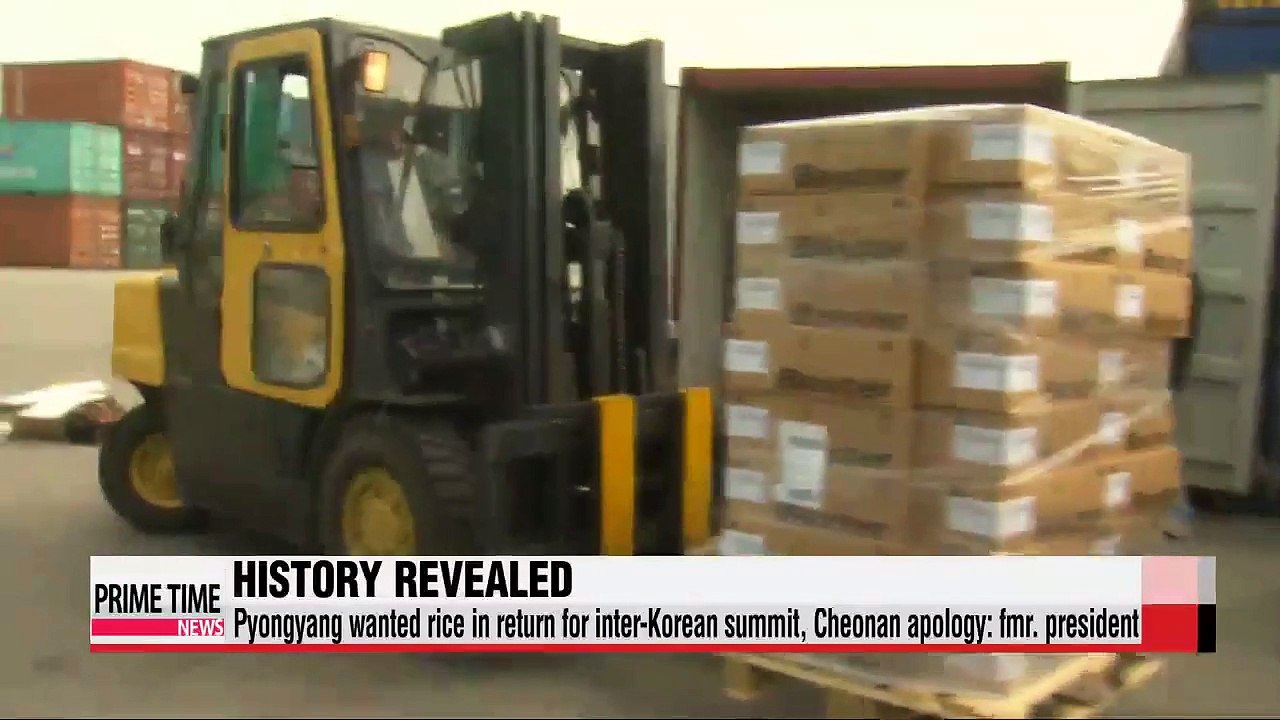 N. Korea asked for rice in return for inter-Korean summit, warship apology: former S. Korean President