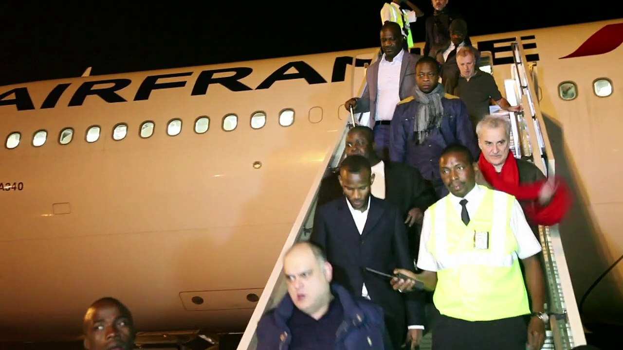 Lassana Bathily, le héros de l'hyper casher, en visite au Mali