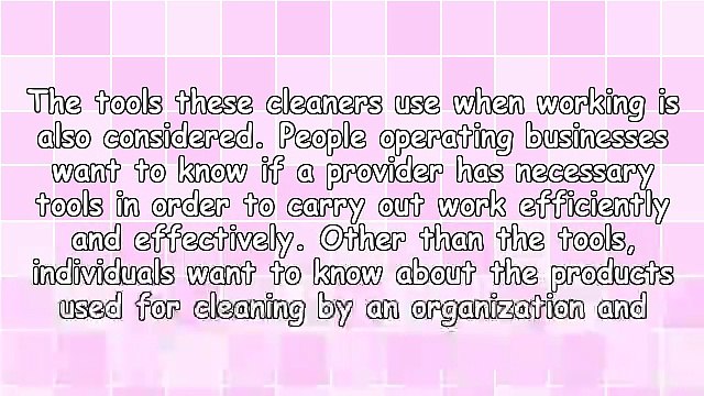 Criteria For Hiring Professional Commercial Cleaning Comox
