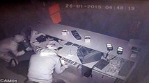 Alanya'daki İşyeri Soygunu Güvenlik Kamerasında