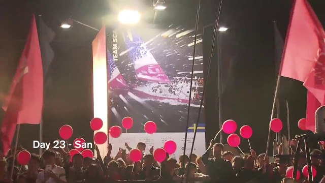 Volvo Ocean Race 2014/2015 : Team SCA Arriving to Sanya