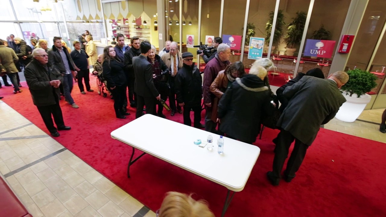 Nicolas Sarkozy au théâtre municipal de Tourcoing