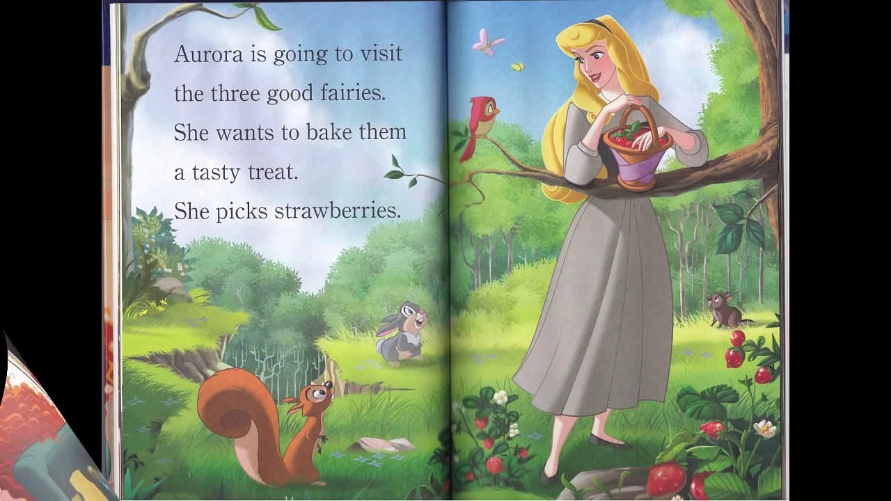 Disney Princess A Cake To Bake Story Book Reading Storytime with Belle Ariel Aurora Merida Tiana