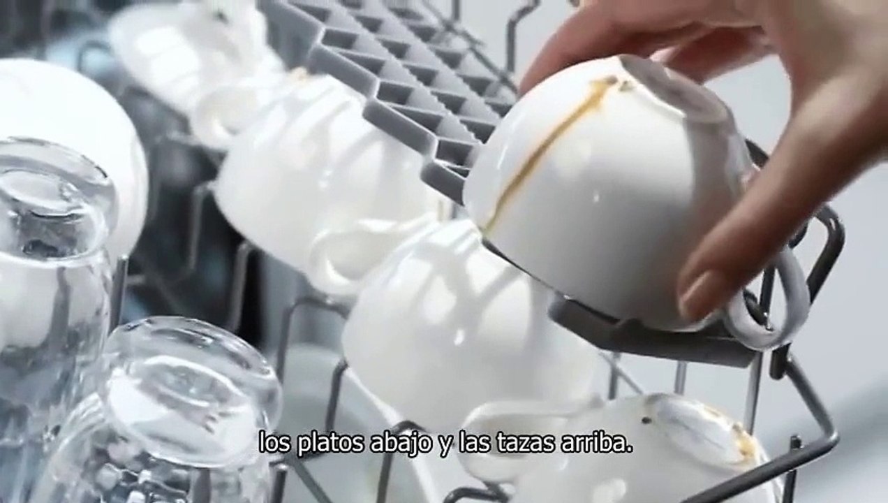 Cargar y utilizar tu lavavajillas.