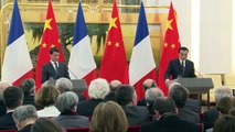Valls fala em reequilíbrio do comércio entre China e França