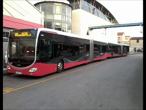 [Sound] Bus Mercedes-Benz Citaro G C2 €5 BHNS TGB n°2148 de la RTM - Marseille sur la ligne B2