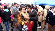 SEXY College Girls Talk About BLOWJOBS (SPIT or SWALLOW) - Drunk 'Kissing Prank' - Funny Pranks 2015