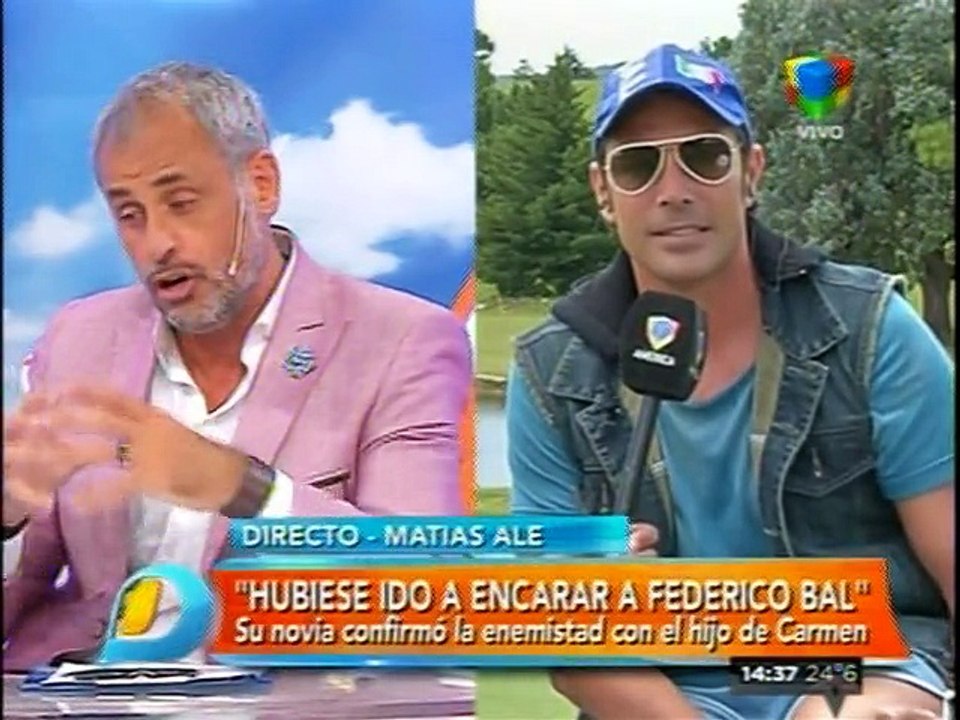 Pronto.com.ar - Matías Alé habla luego del audio de Federico Bal