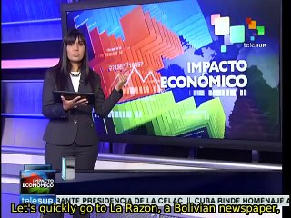 Economic growth above 5% expected for 2015 in Bolivia