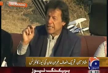 Live Imran Khan Press Conference 29 January 2015 Full Speech Bani Gala