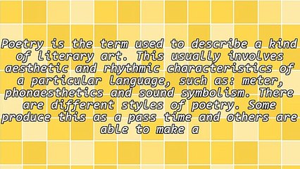 Details Related To Joyful Poems