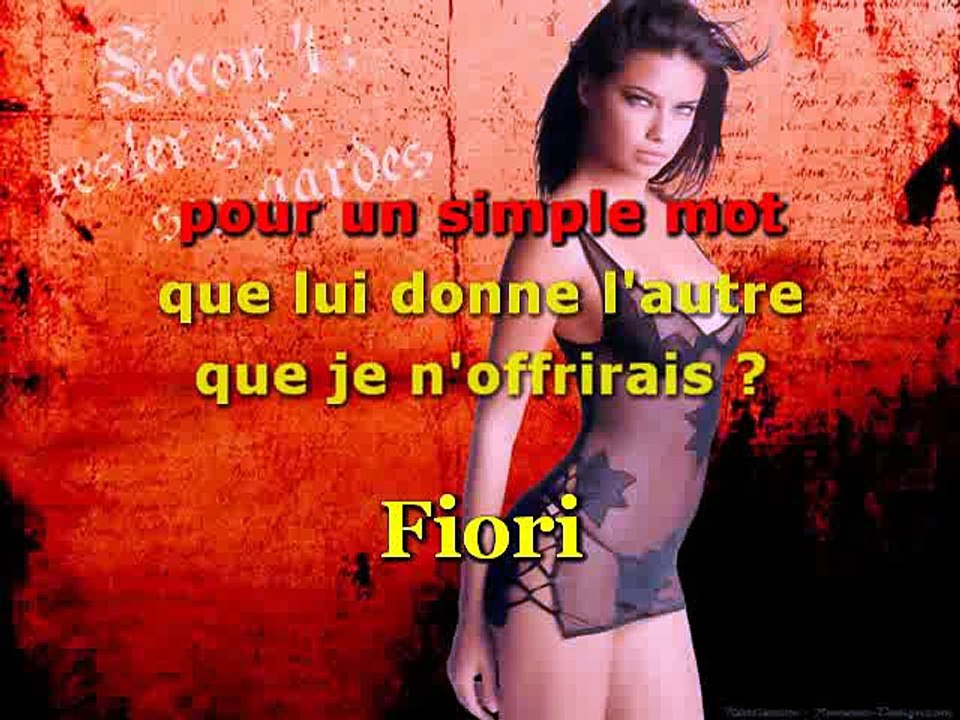 KARAOKE PATRICK FIORI JEAN-JACQUES GOLDMAN - 4 mots sur un piano [DUO]