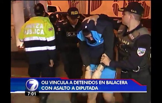 Sospechosos de asaltar casa de diputada fueron detenidos tras persecución y balacera